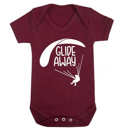 Glide away Baby Vest maroon 18-24 months