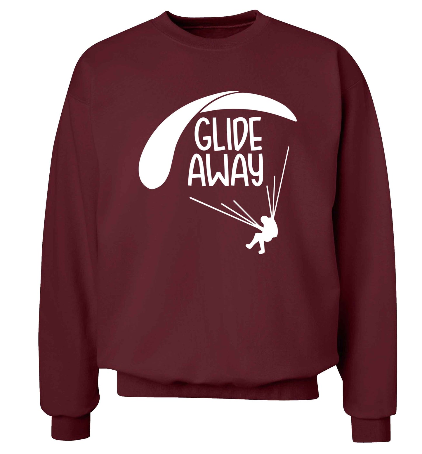 Glide away Adult's unisex maroon Sweater 2XL