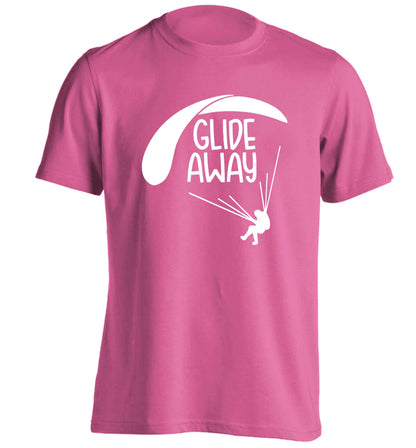 Glide away adults unisex pink Tshirt 2XL
