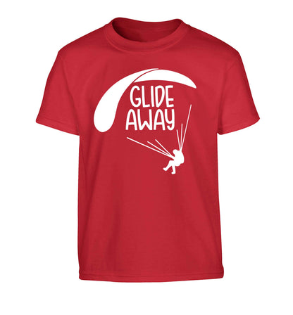 Glide away Children's red Tshirt 12-13 Years