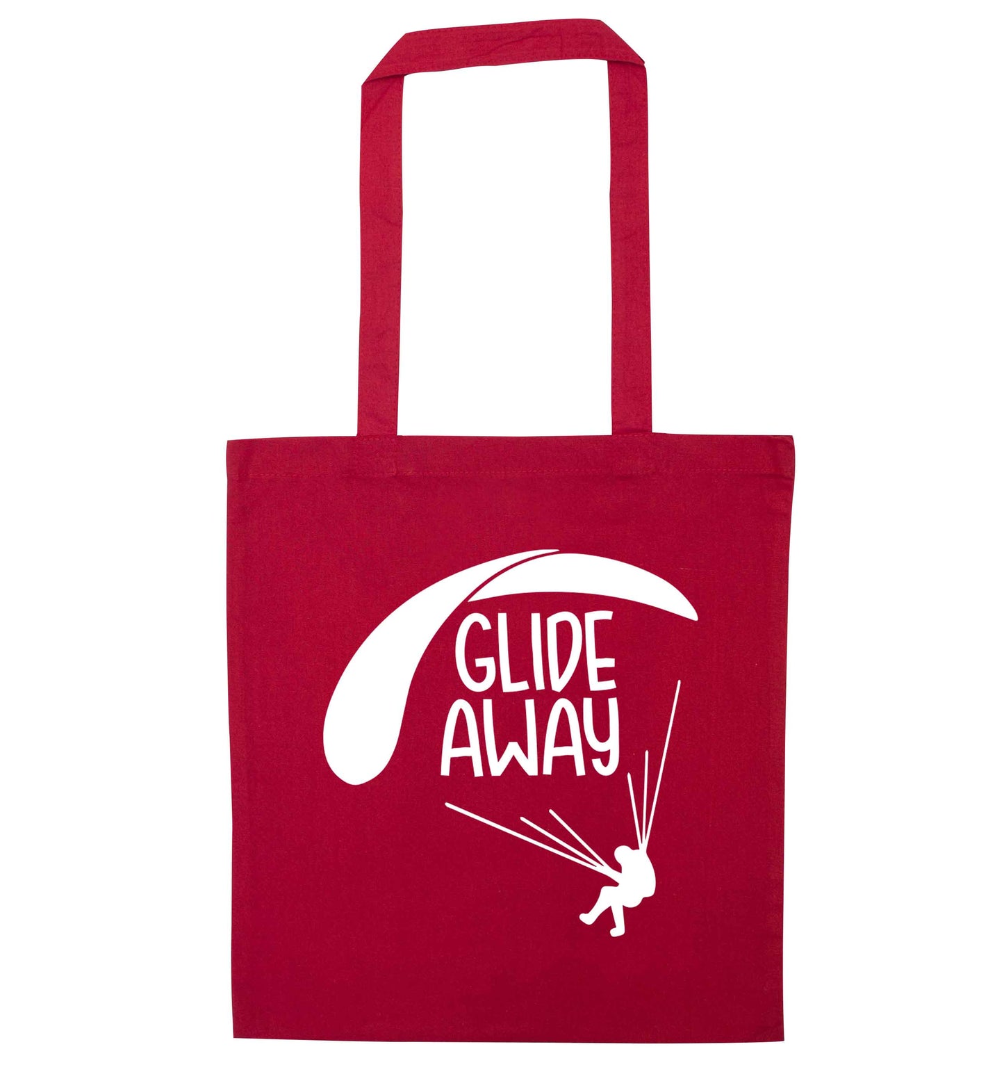 Glide away red tote bag
