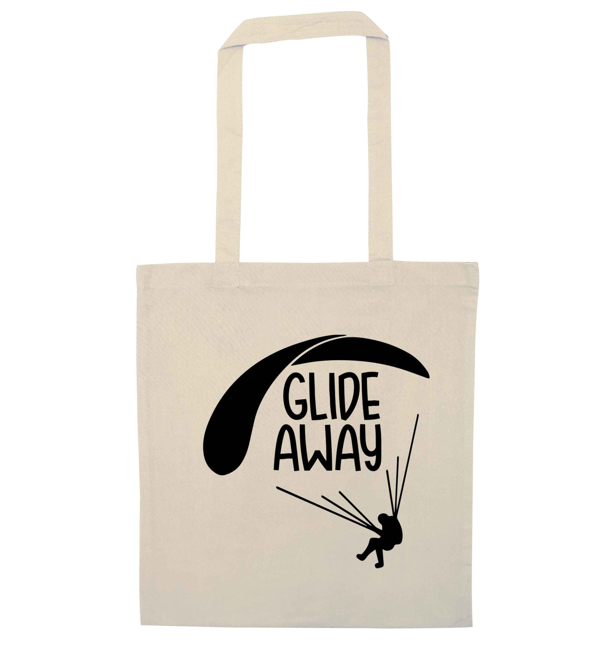 Glide away natural tote bag