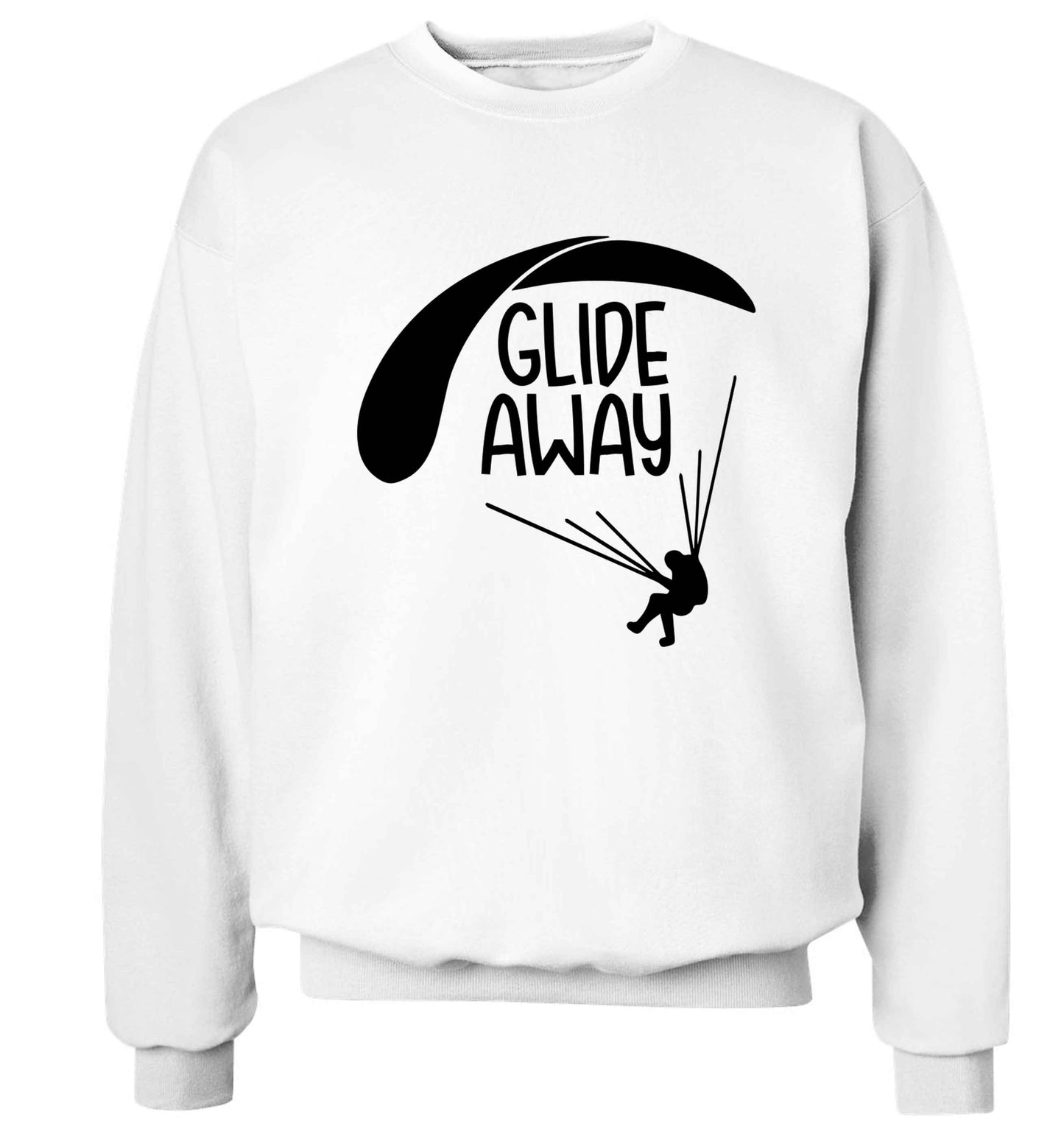 Glide away Adult's unisex white Sweater 2XL