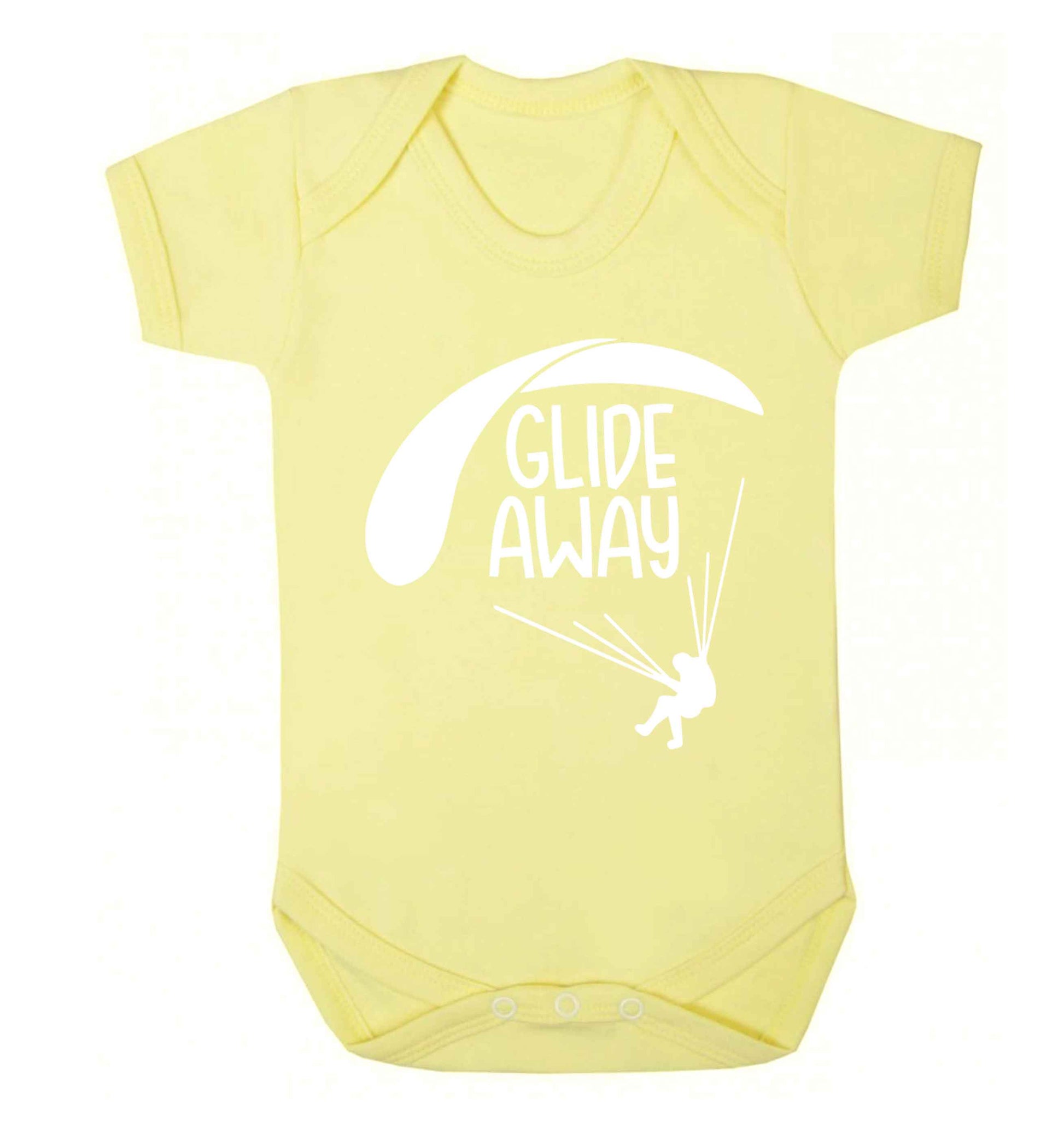 Glide away Baby Vest pale yellow 18-24 months