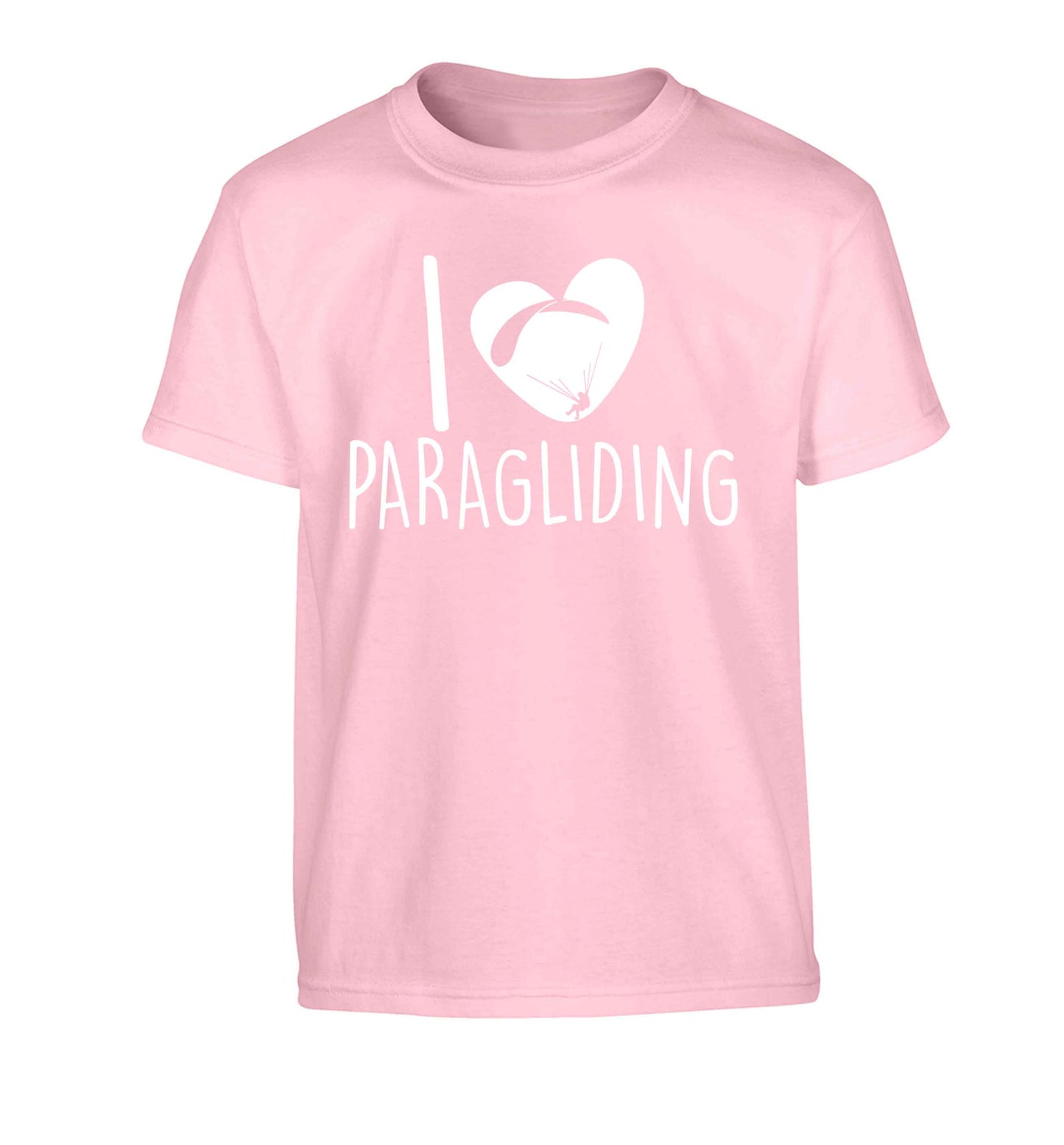 I love paragliding Children's light pink Tshirt 12-13 Years