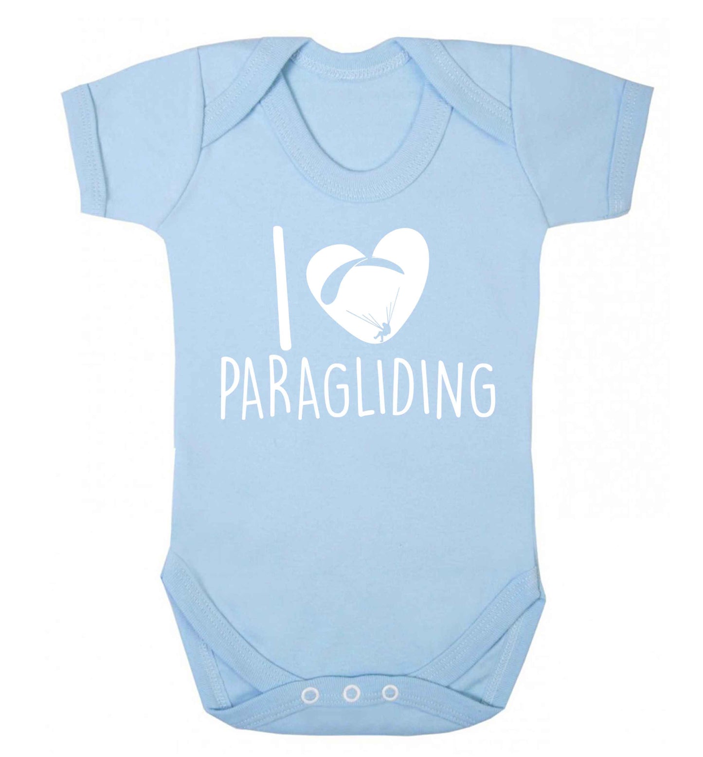 I love paragliding Baby Vest pale blue 18-24 months