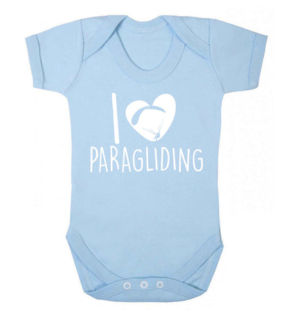 I love paragliding Baby Vest pale blue 18-24 months