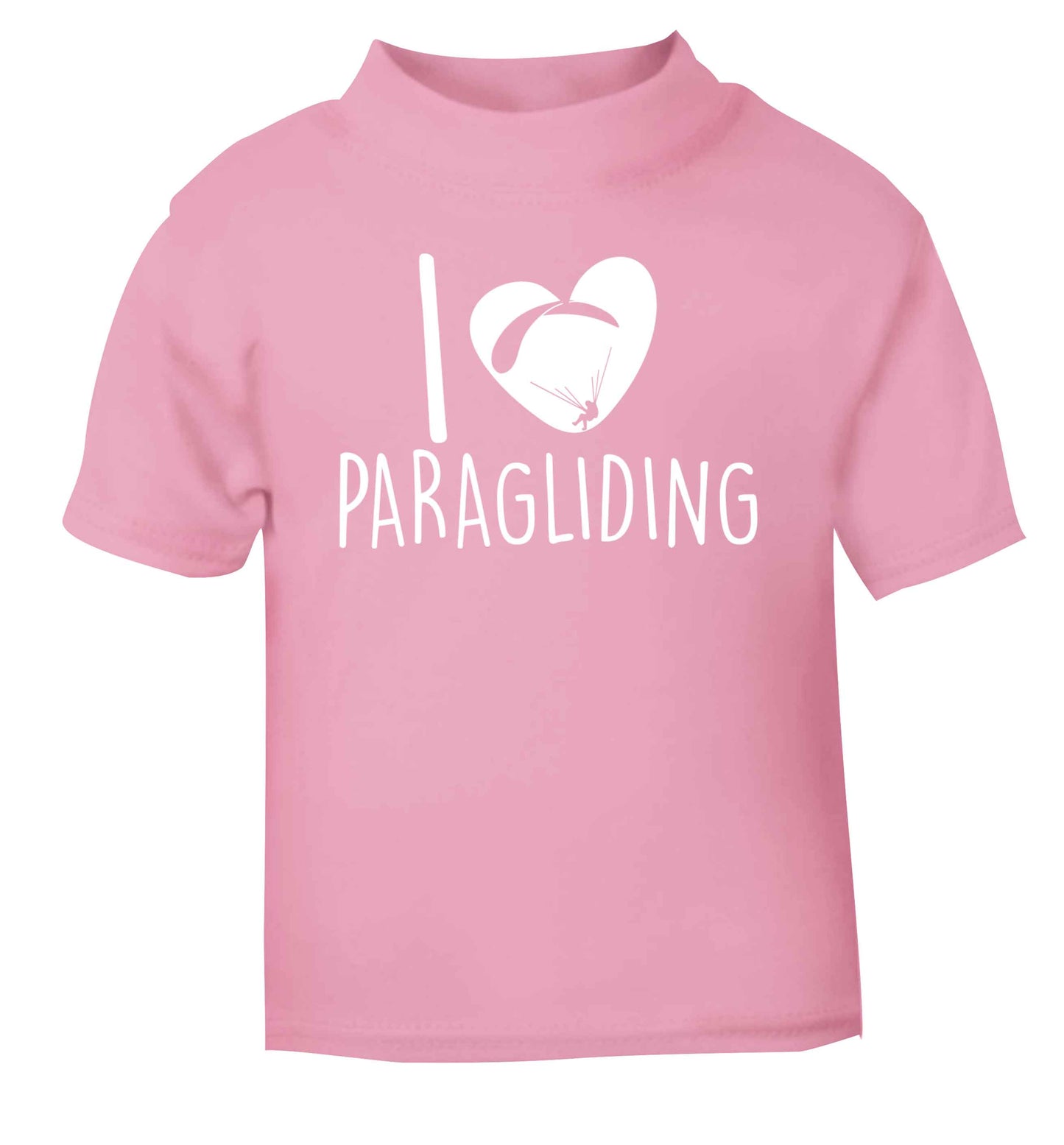 I love paragliding light pink Baby Toddler Tshirt 2 Years
