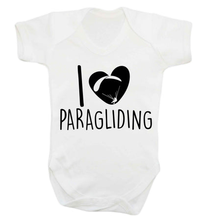 I love paragliding Baby Vest white 18-24 months