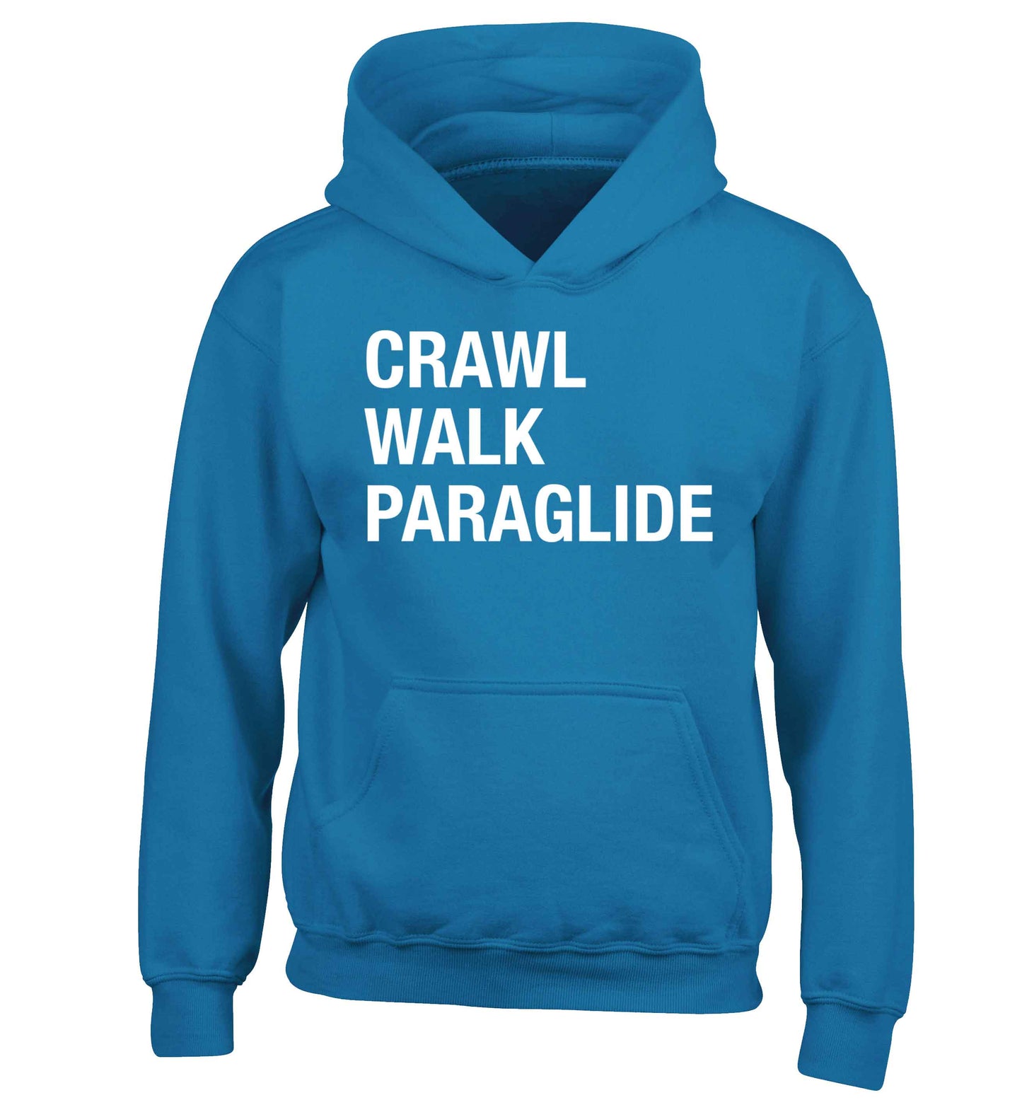 Crawl walk paraglide children's blue hoodie 12-13 Years