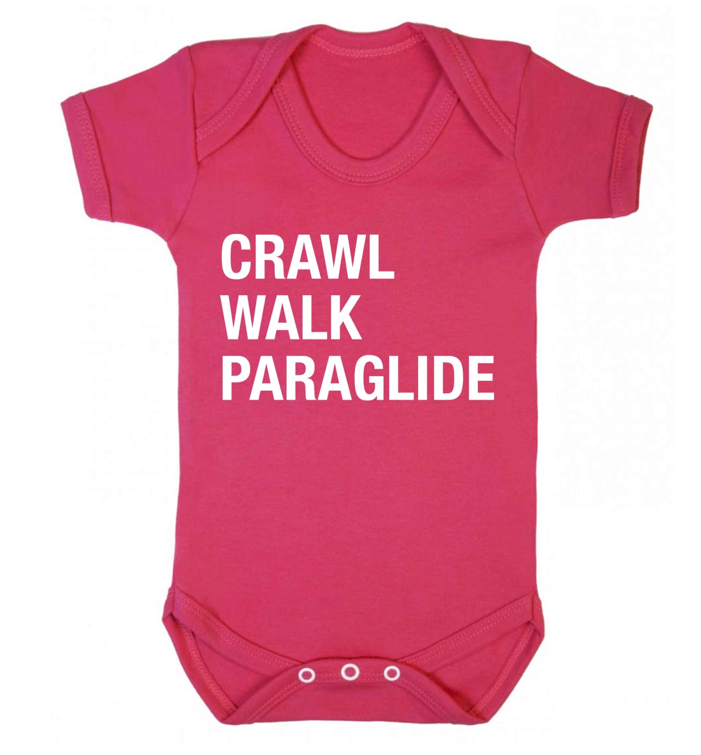 Crawl walk paraglide Baby Vest dark pink 18-24 months
