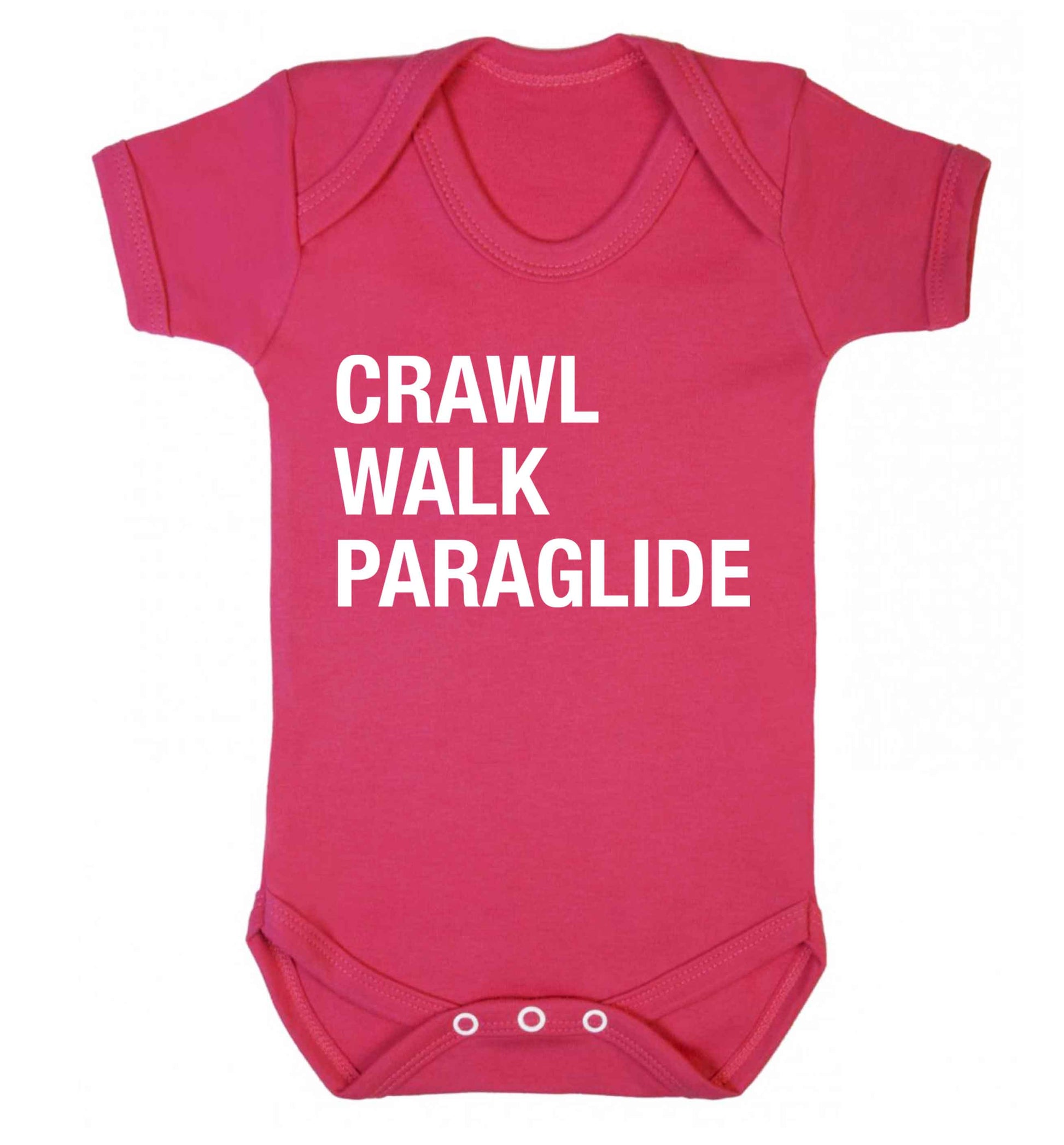 Crawl walk paraglide Baby Vest dark pink 18-24 months