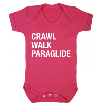 Crawl walk paraglide Baby Vest dark pink 18-24 months