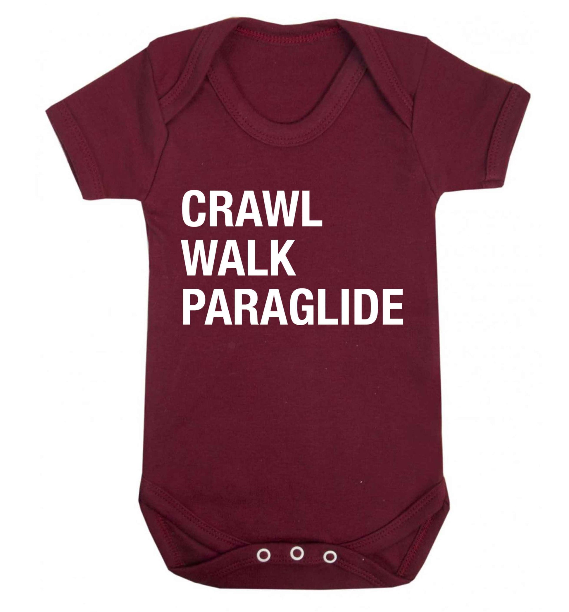 Crawl walk paraglide Baby Vest maroon 18-24 months
