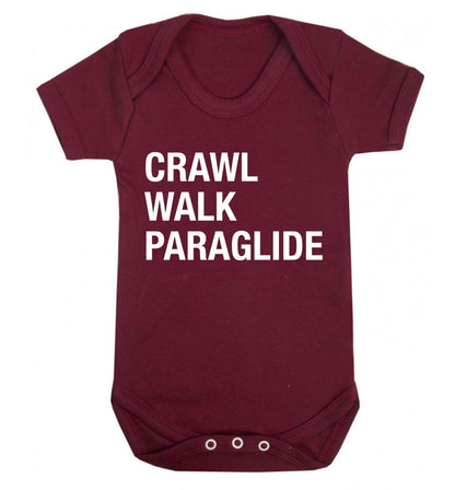 Crawl walk paraglide Baby Vest maroon 18-24 months