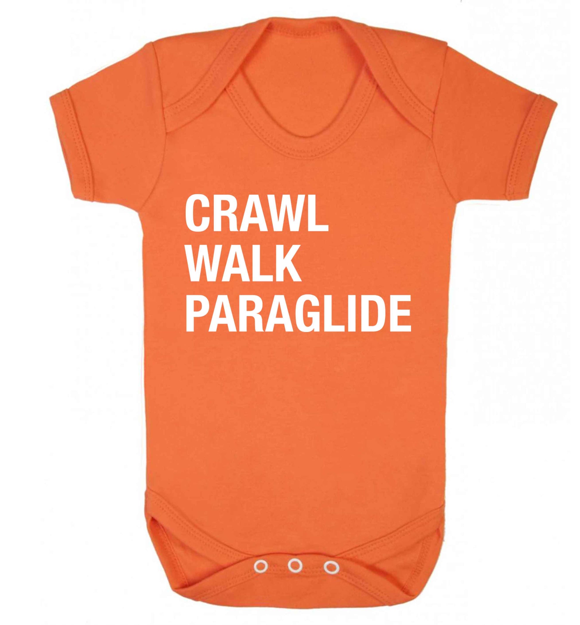 Crawl walk paraglide Baby Vest orange 18-24 months