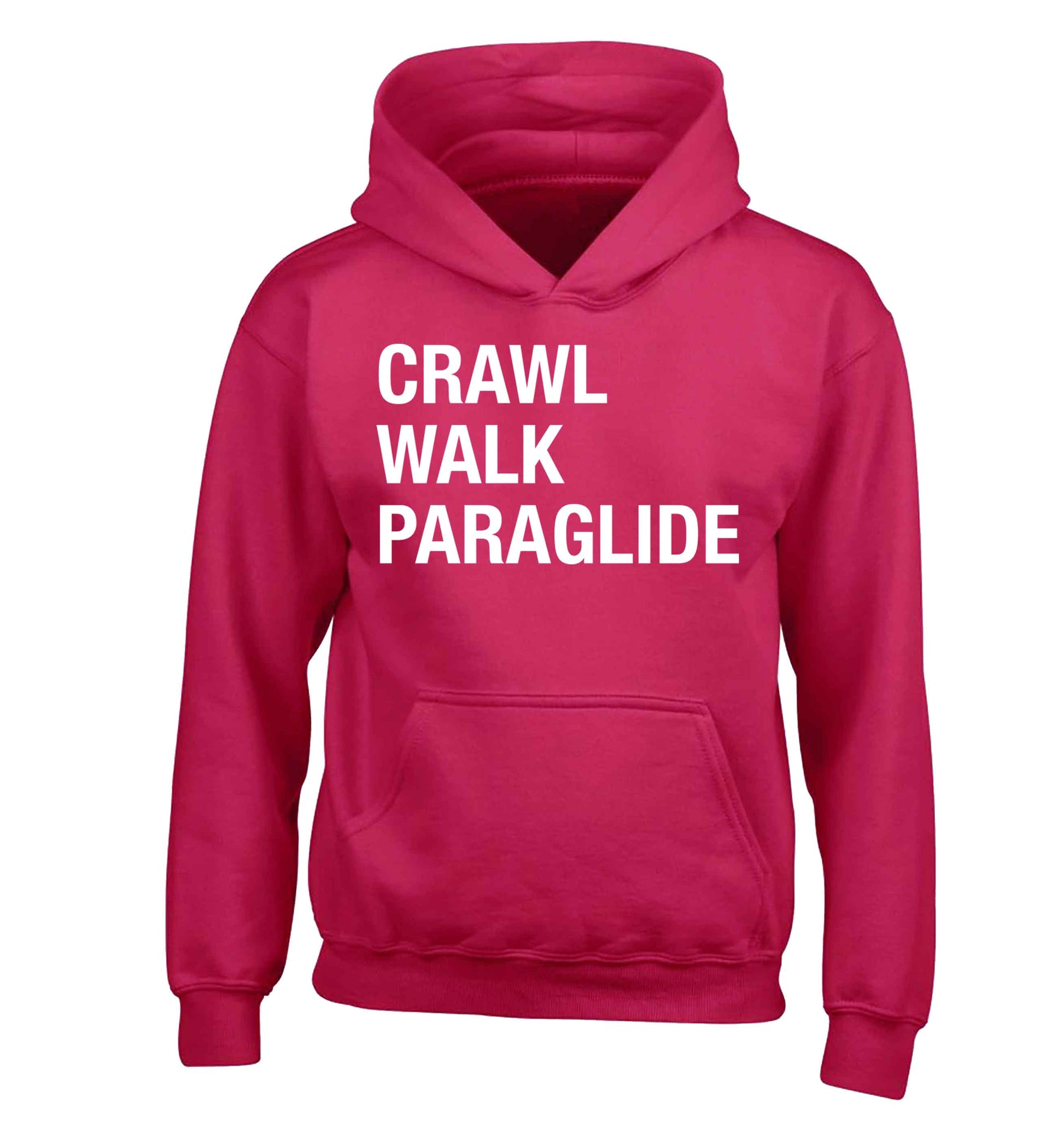 Crawl walk paraglide children's pink hoodie 12-13 Years