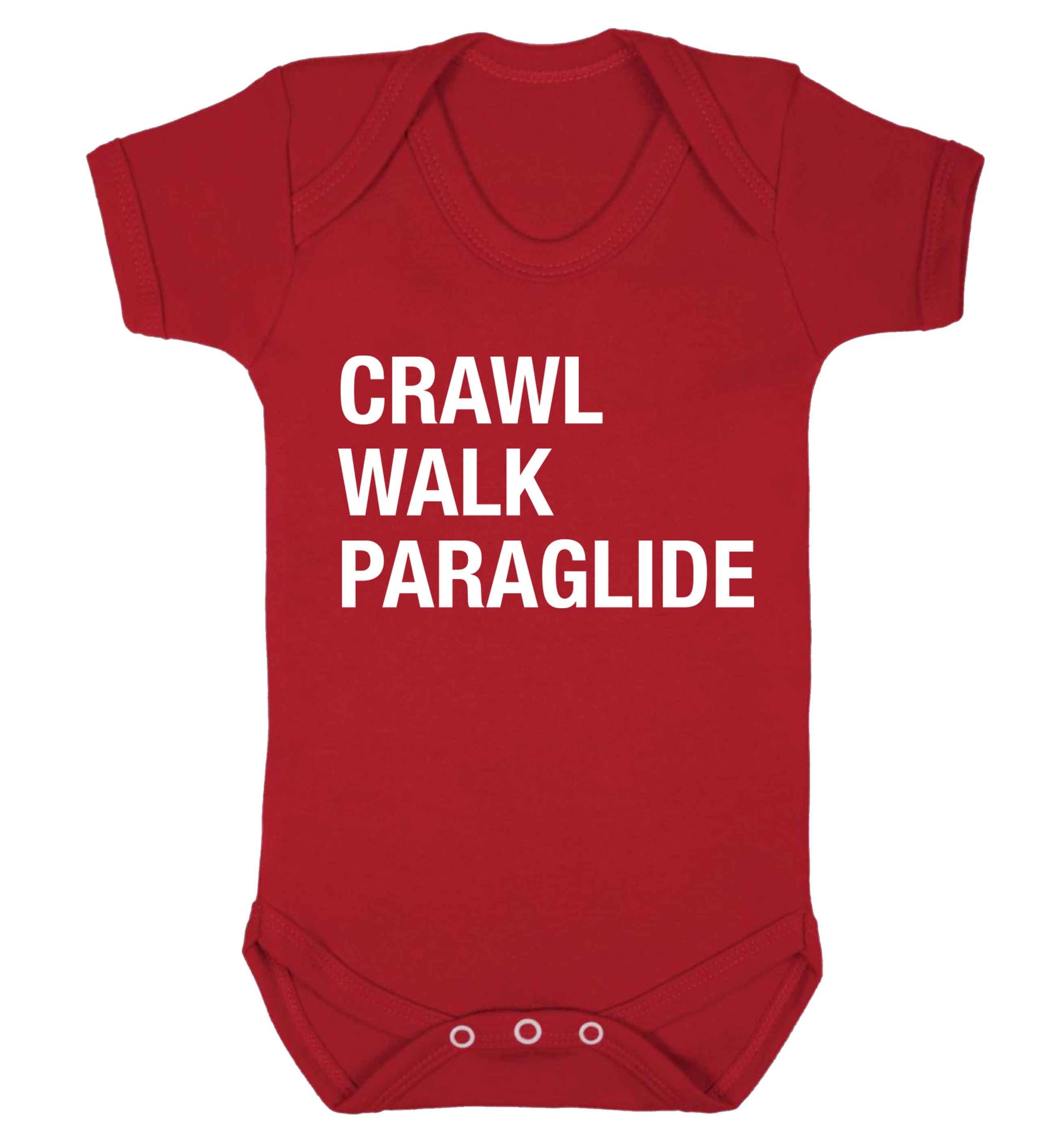 Crawl walk paraglide Baby Vest red 18-24 months