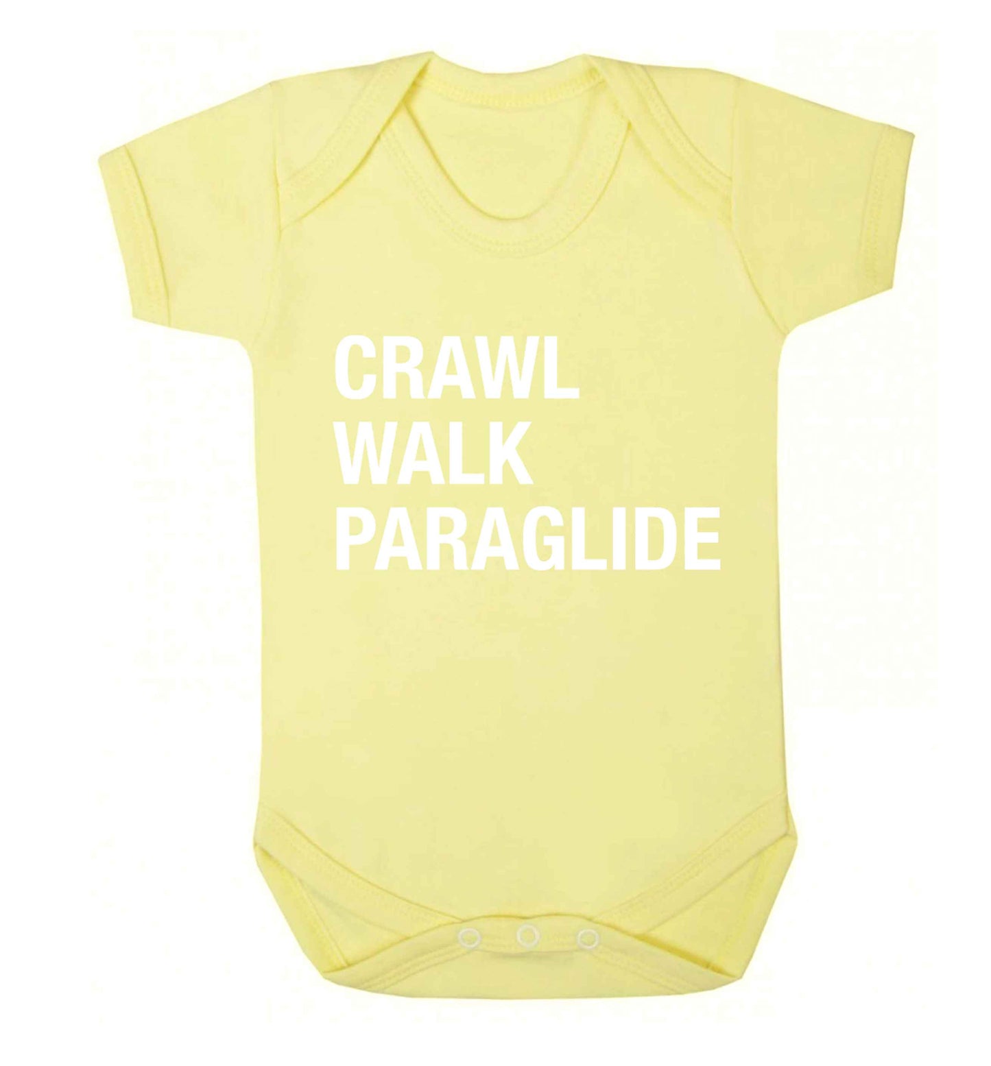 Crawl walk paraglide Baby Vest pale yellow 18-24 months