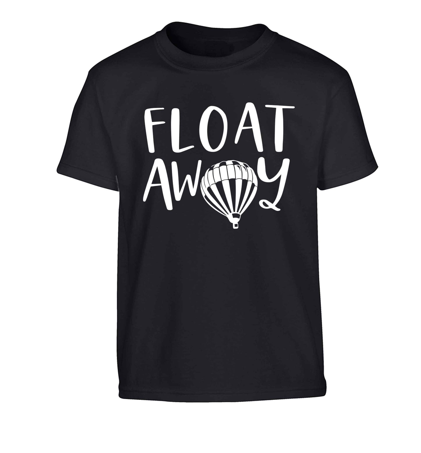 Float away Children's black Tshirt 12-13 Years