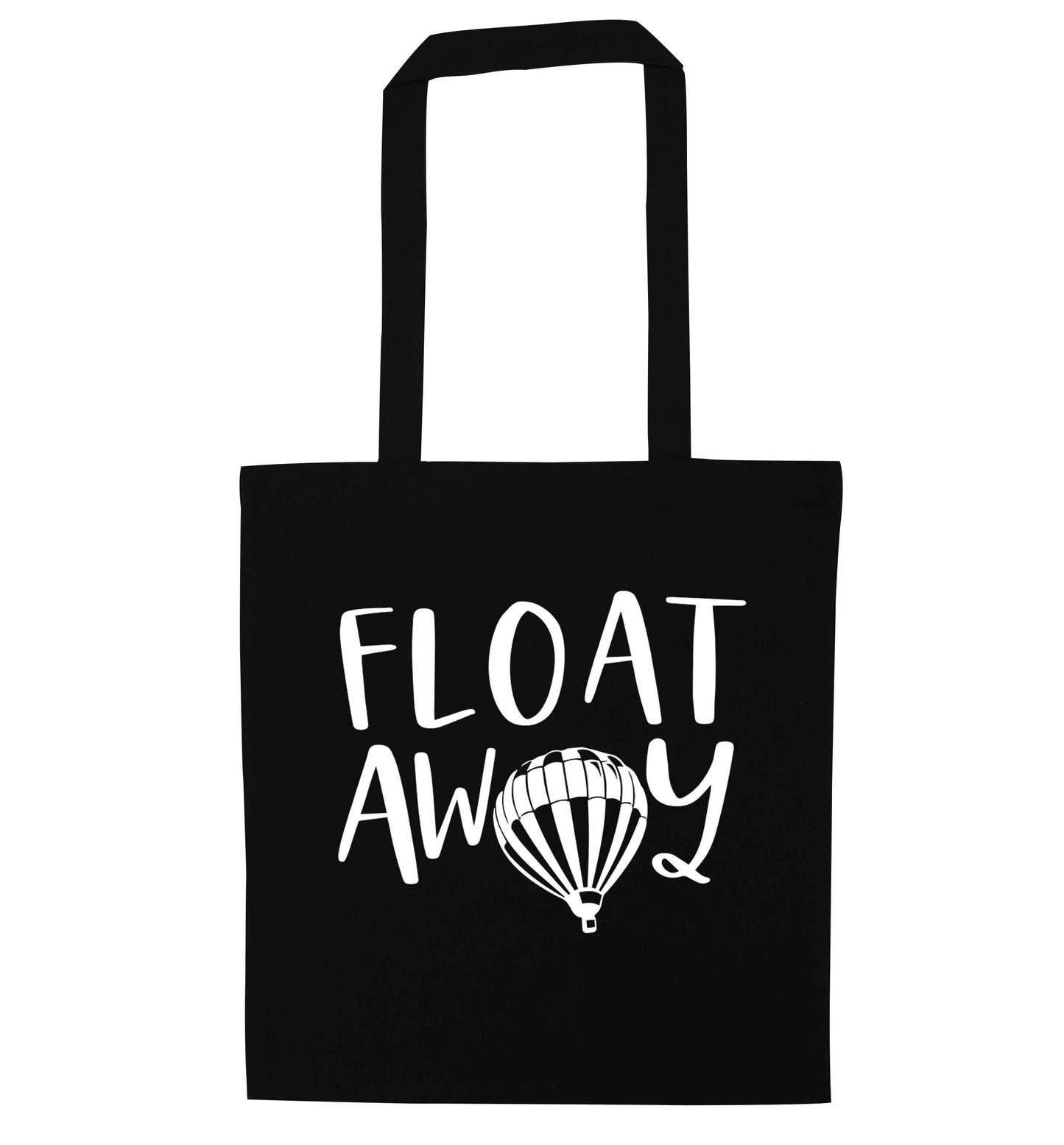 Float away black tote bag