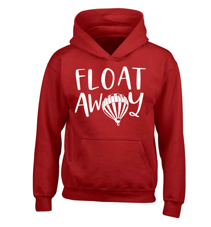 Float away children's red hoodie 12-13 Years