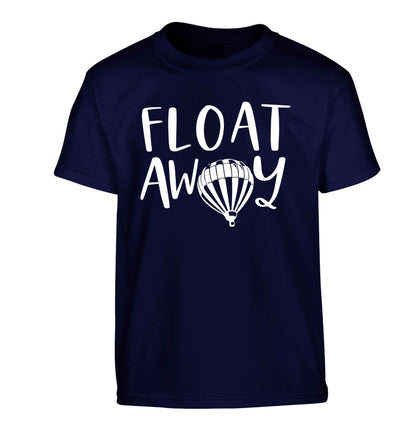 Float away Children's navy Tshirt 12-13 Years