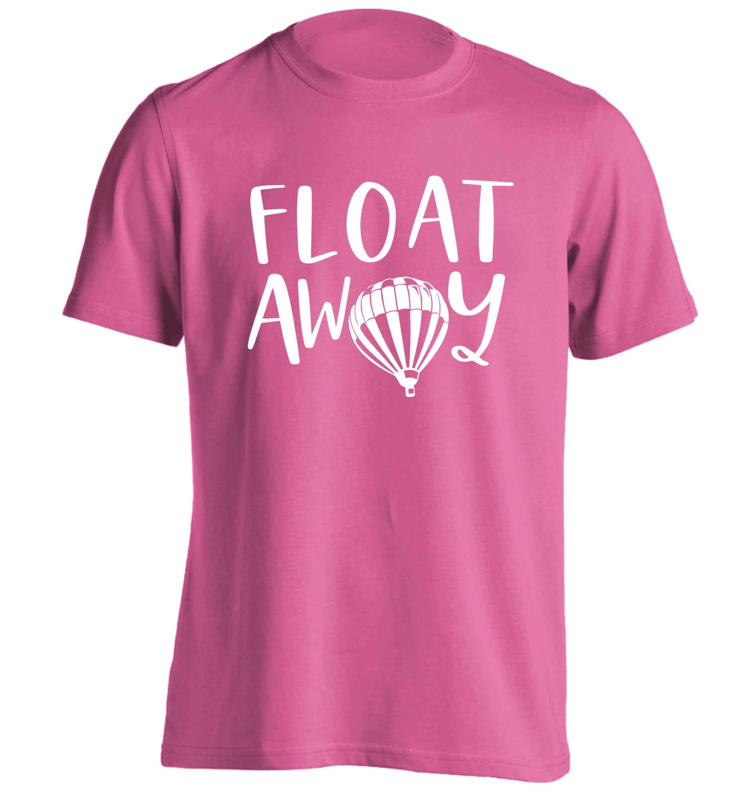 Float away adults unisex pink Tshirt 2XL