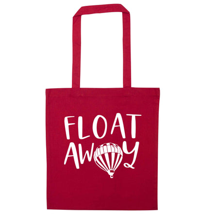 Float away red tote bag