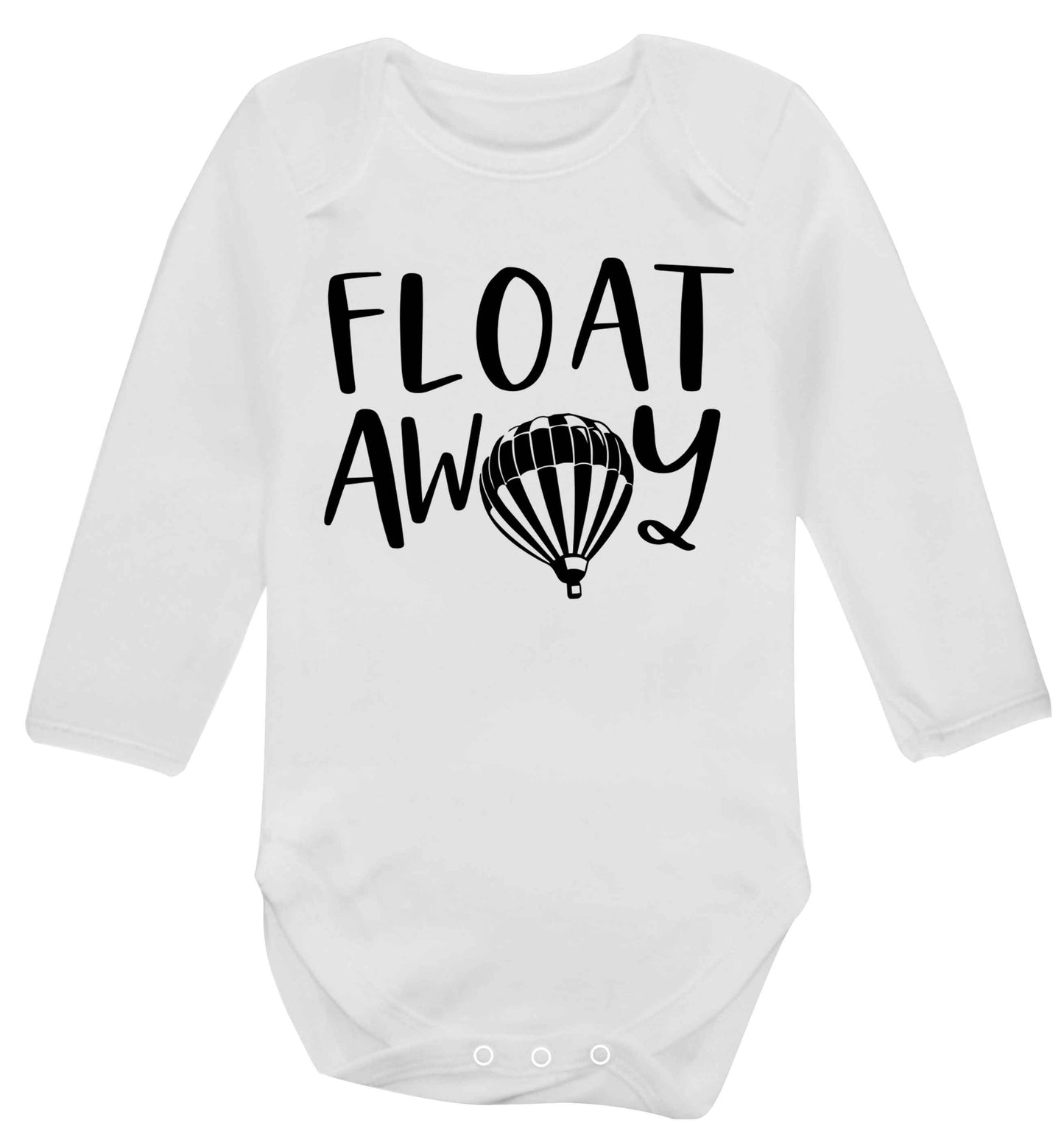 Float away Baby Vest long sleeved white 6-12 months