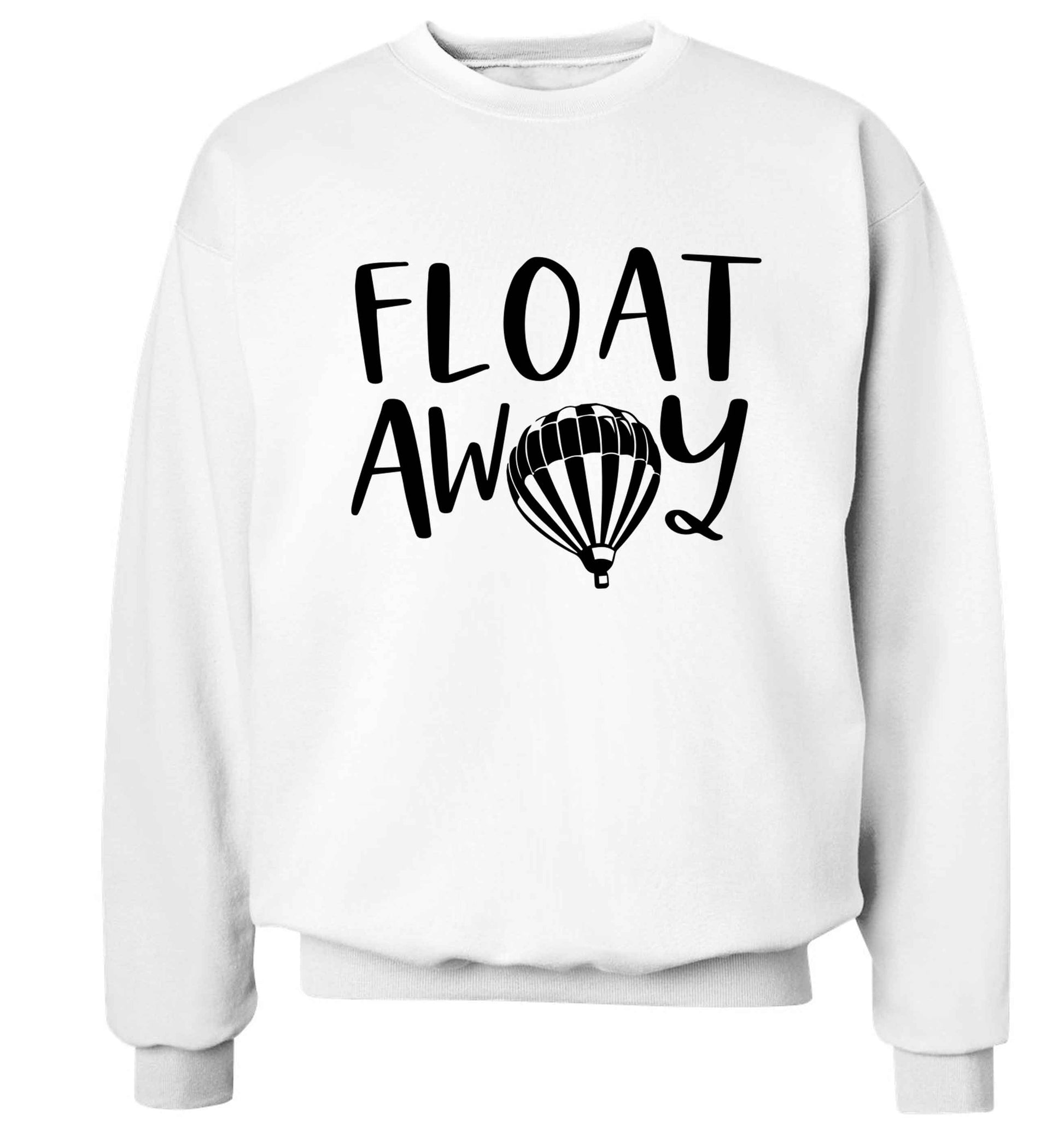 Float away Adult's unisex white Sweater 2XL