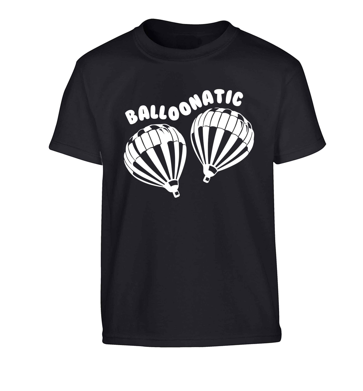 Balloonatic Children's black Tshirt 12-13 Years