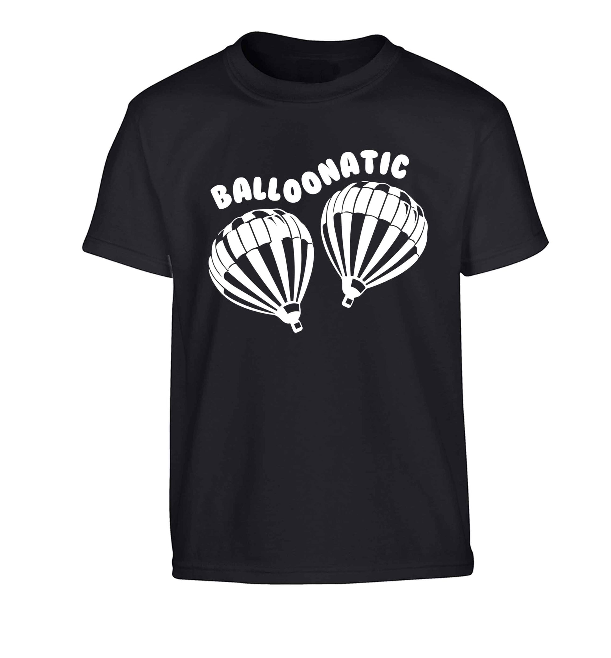 Balloonatic Children's black Tshirt 12-13 Years