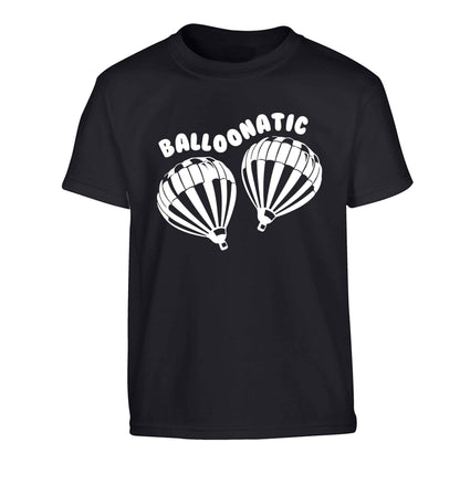 Balloonatic Children's black Tshirt 12-13 Years