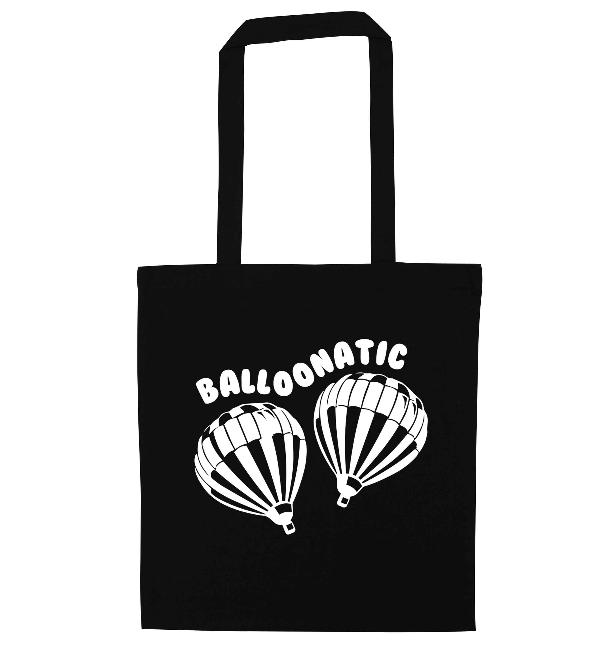 Balloonatic black tote bag