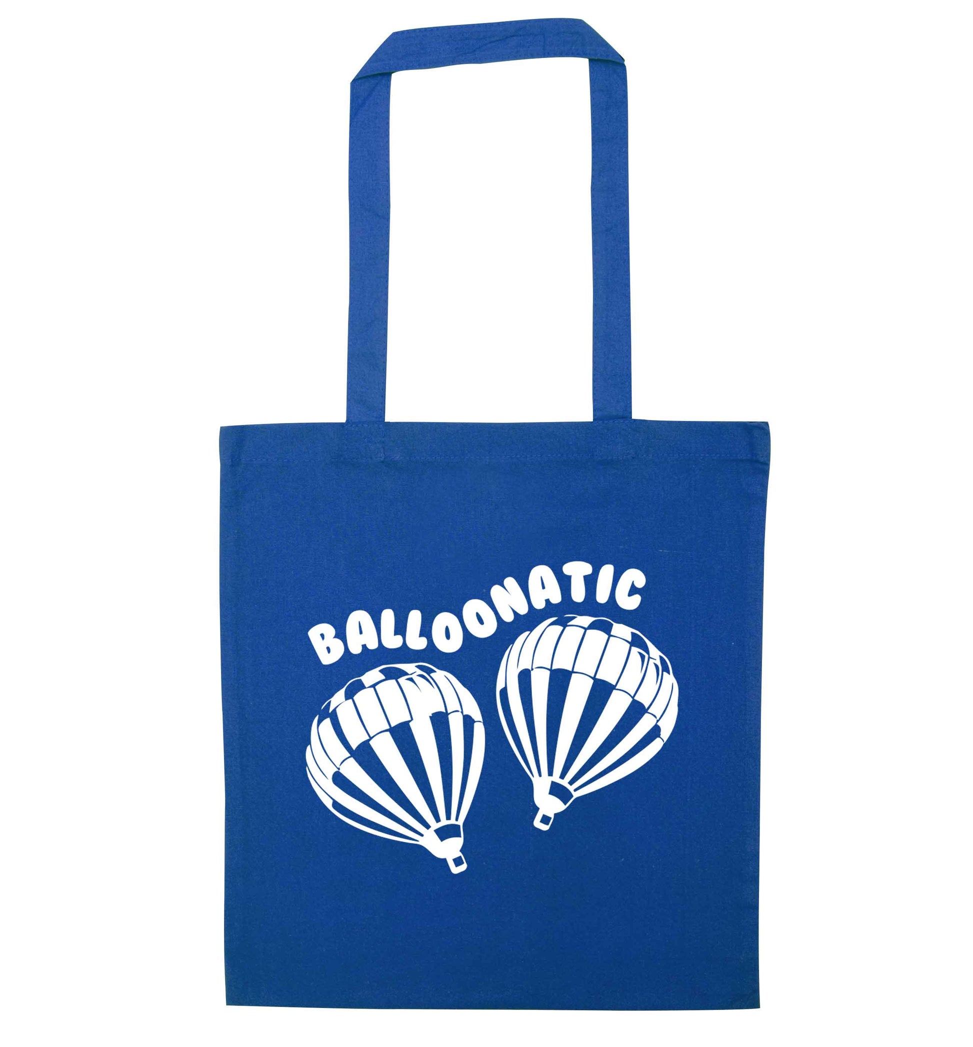 Balloonatic blue tote bag