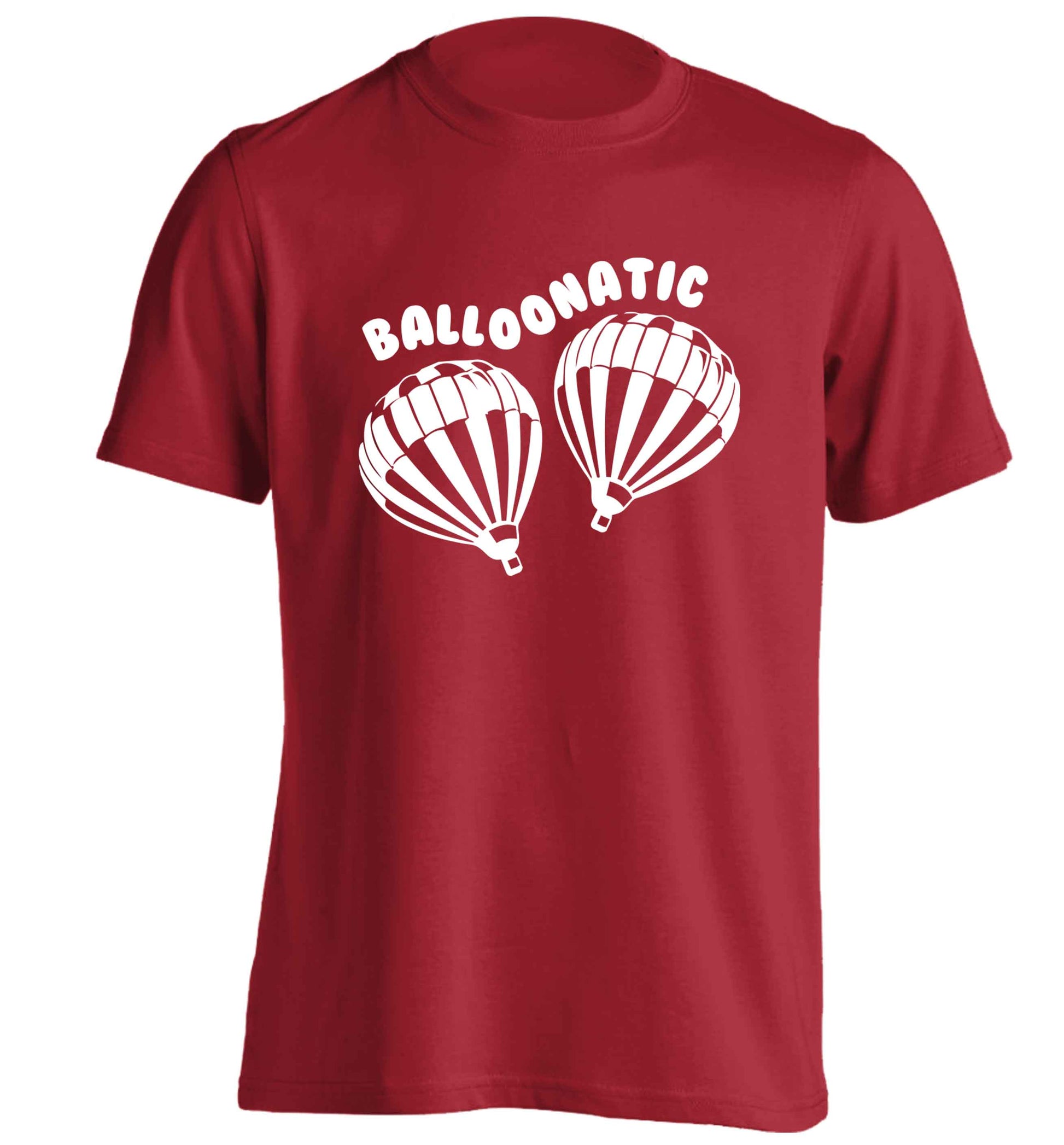 Balloonatic adults unisex red Tshirt 2XL