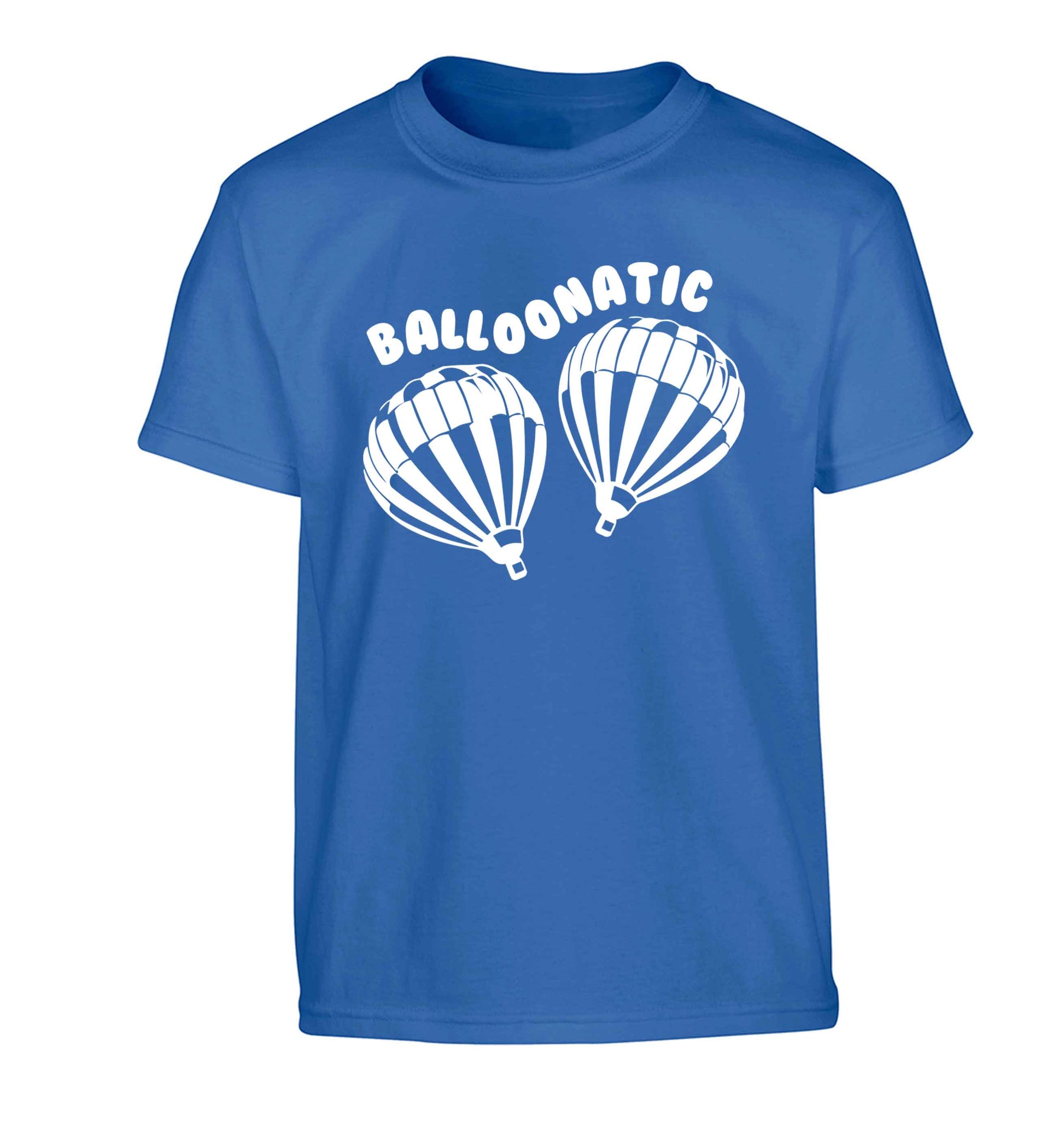 Balloonatic Children's blue Tshirt 12-13 Years