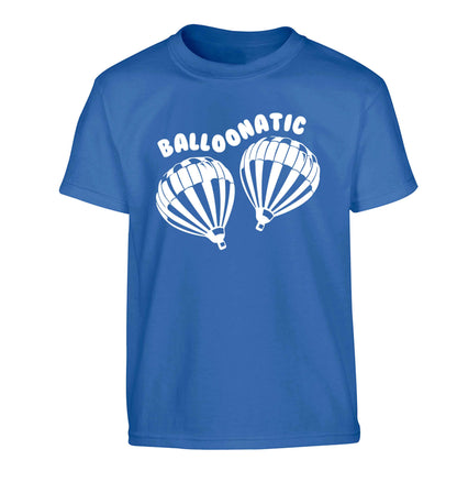 Balloonatic Children's blue Tshirt 12-13 Years