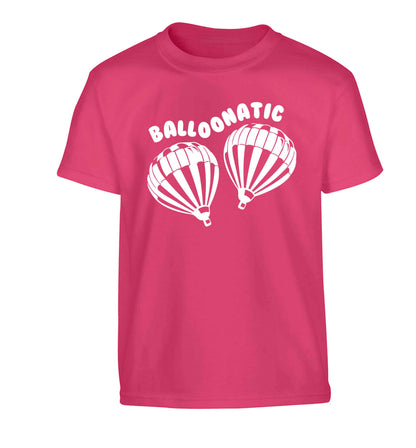 Balloonatic Children's pink Tshirt 12-13 Years