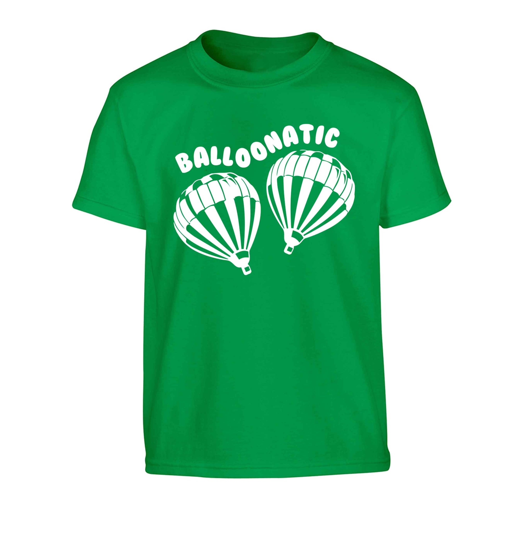 Balloonatic Children's green Tshirt 12-13 Years