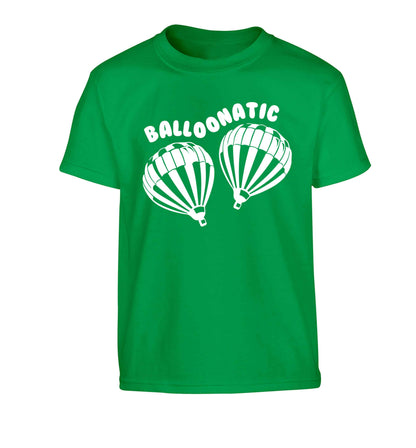 Balloonatic Children's green Tshirt 12-13 Years