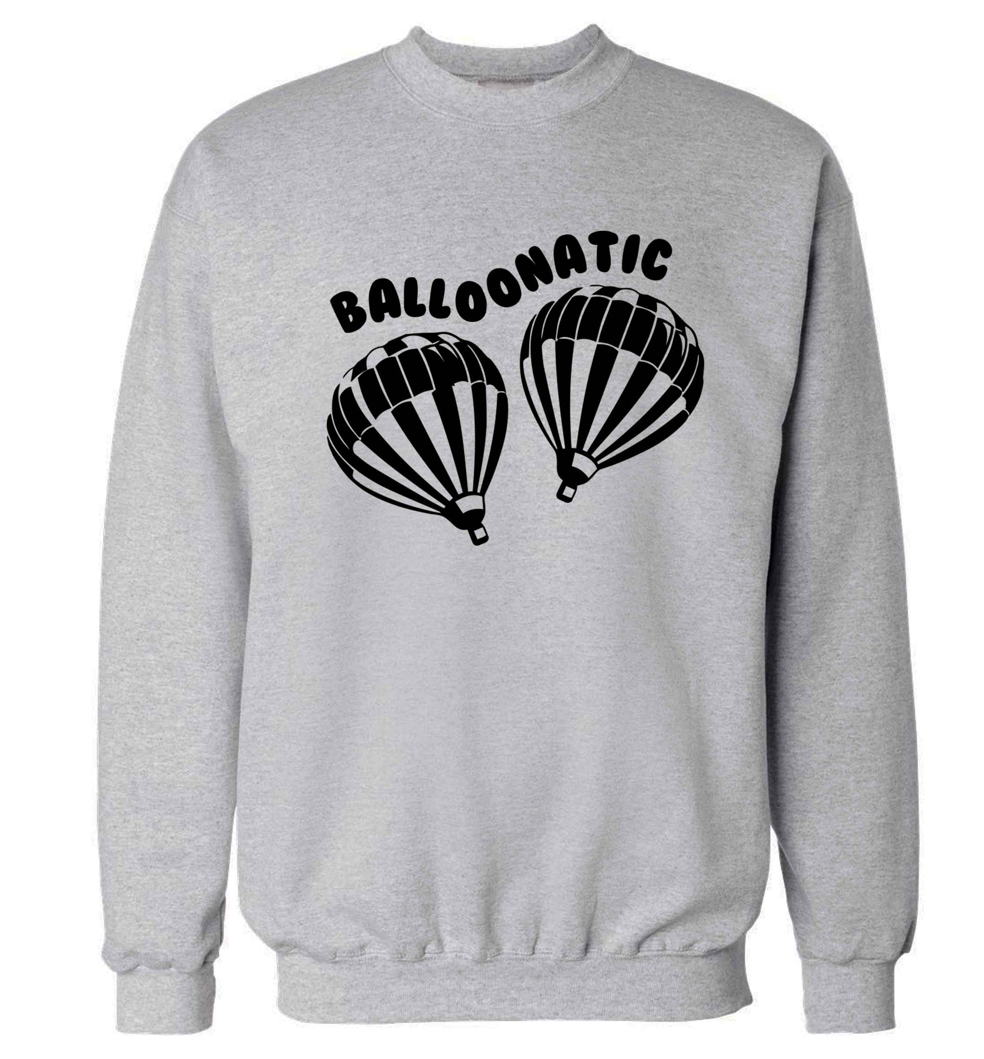 Balloonatic Adult's unisex grey Sweater 2XL