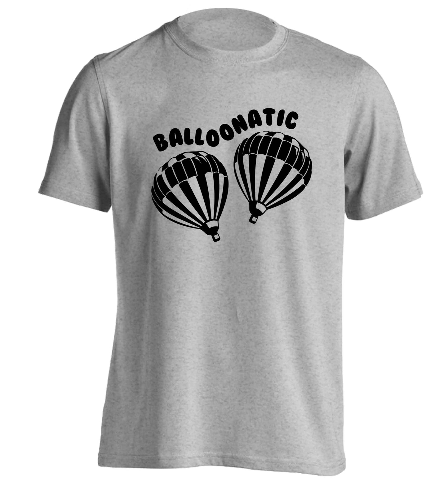 Balloonatic adults unisex grey Tshirt 2XL