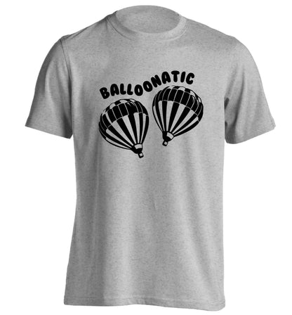 Balloonatic adults unisex grey Tshirt 2XL