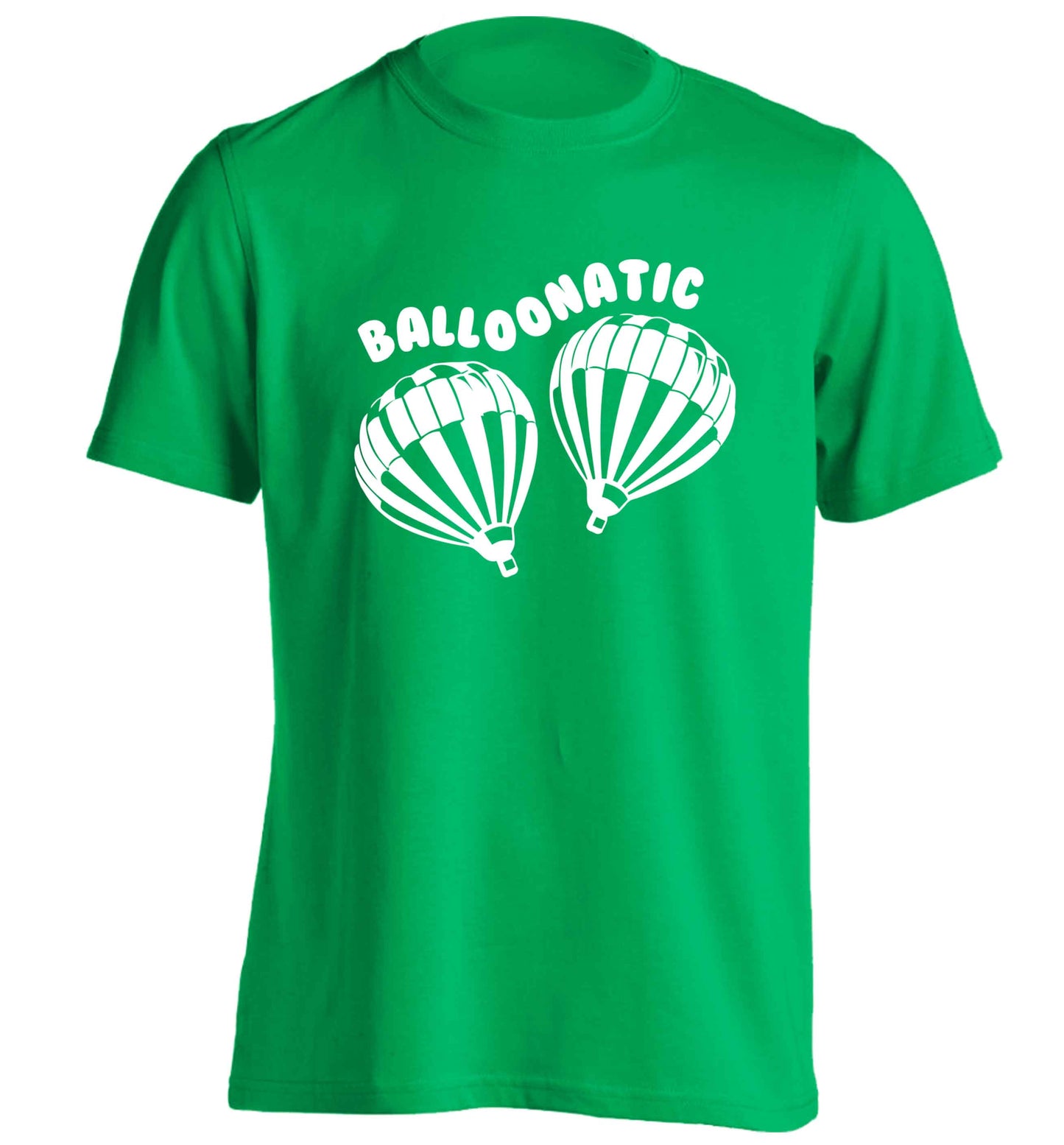 Balloonatic adults unisex green Tshirt 2XL