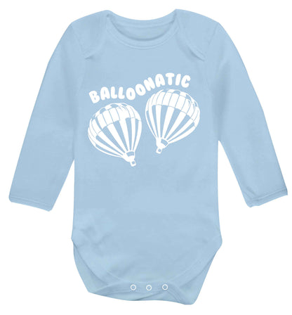 Balloonatic Baby Vest long sleeved pale blue 6-12 months
