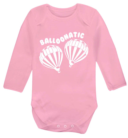 Balloonatic Baby Vest long sleeved pale pink 6-12 months