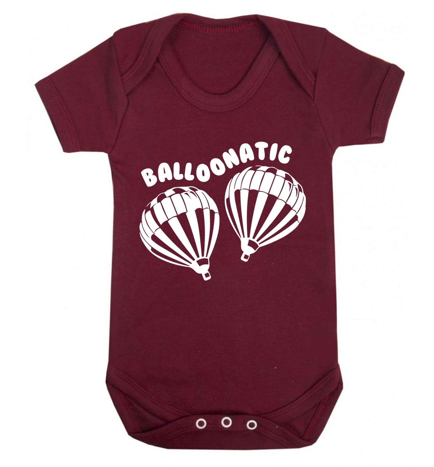 Balloonatic Baby Vest maroon 18-24 months