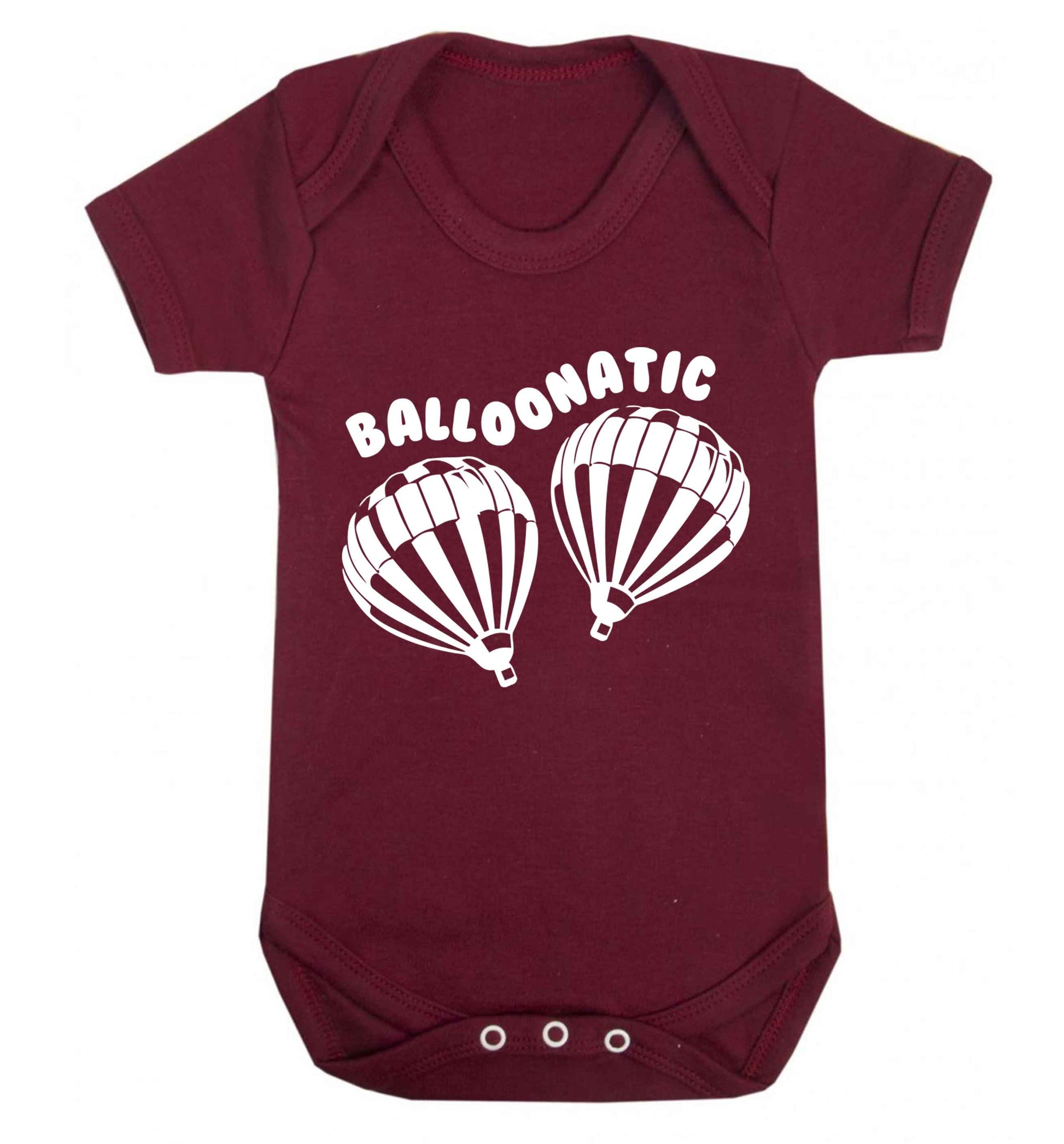 Balloonatic Baby Vest maroon 18-24 months